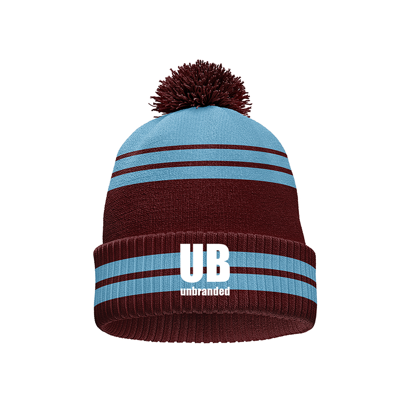 hat blue brown
