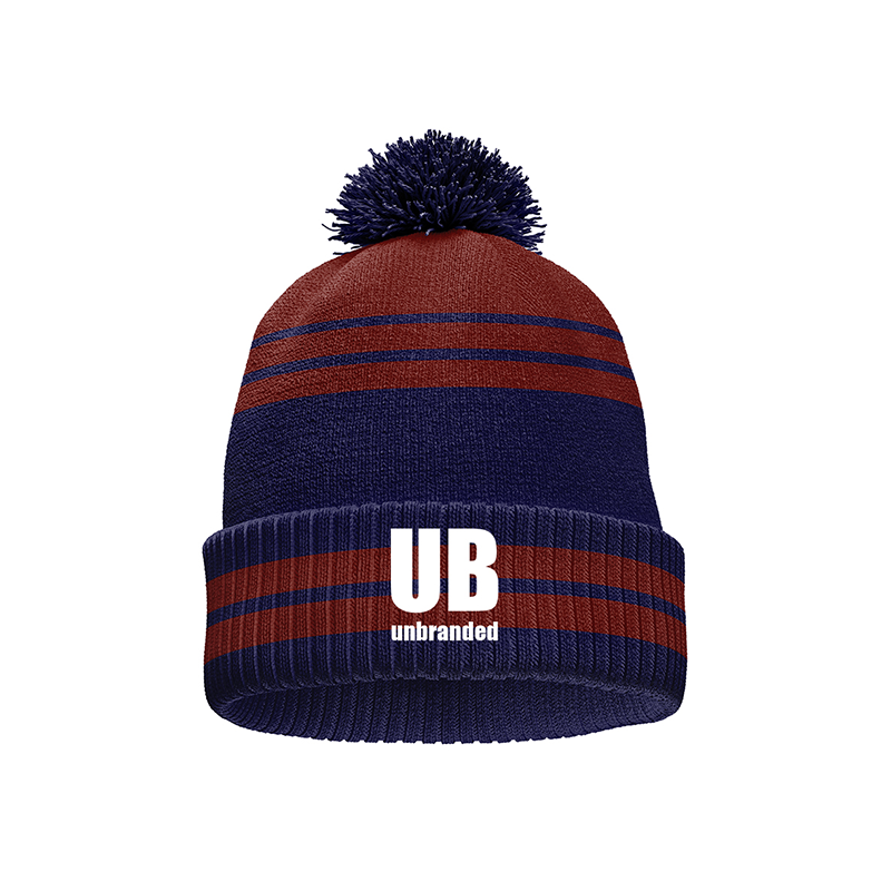 hat blue maroon